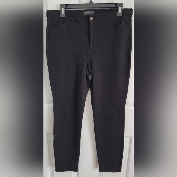 Talbots Women's Black Lexington Ankle Pants Size 10 - Picture 1 of 6